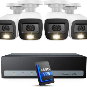 ANNKE Security Camera System, 3K Lite 5-in-1 H.265+ 8CH eDVR with 1TB eSSD