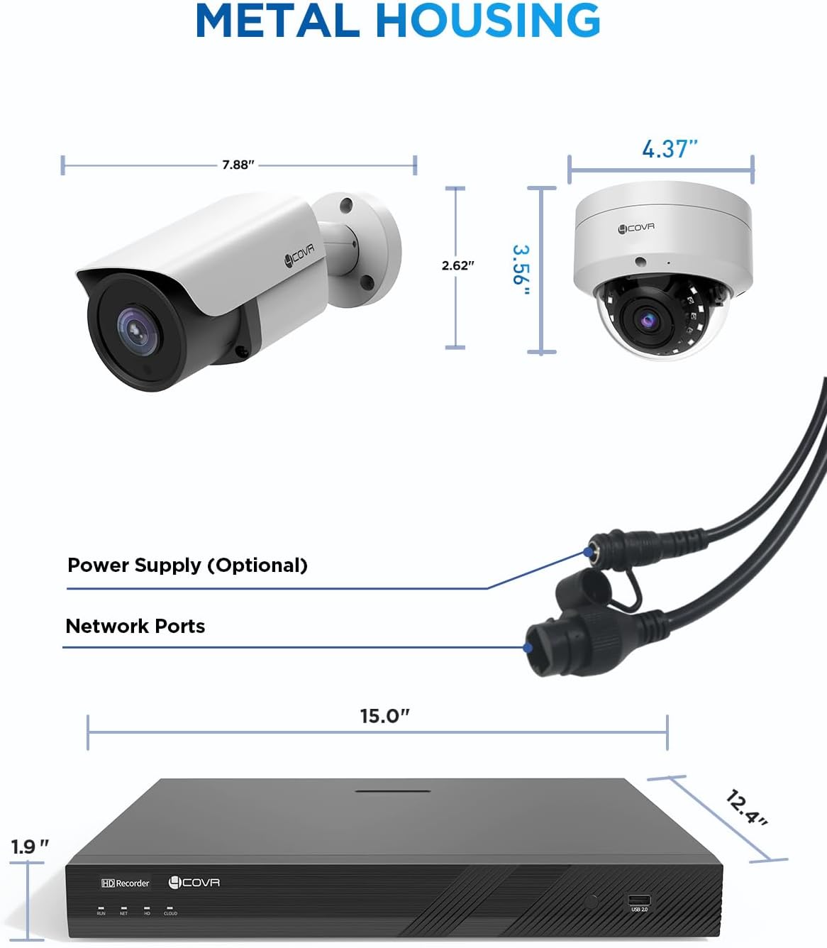 4COVR PoE 16 Camera Security System for Business, AI Human Vehicle Detection - Image 5